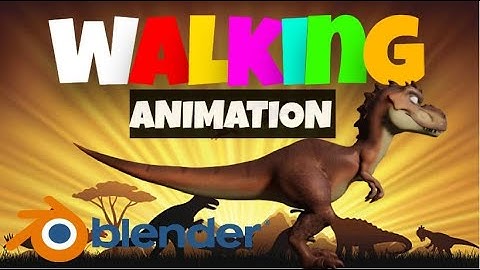 SCARY Dinosaur Animation | Walking Animation In Blender | Blender 3D Animation | B3D