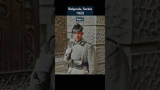 Upscaled & Colorized Footage From Belgrade In Serbia!❤️ #Colorized #Historical #Serbia