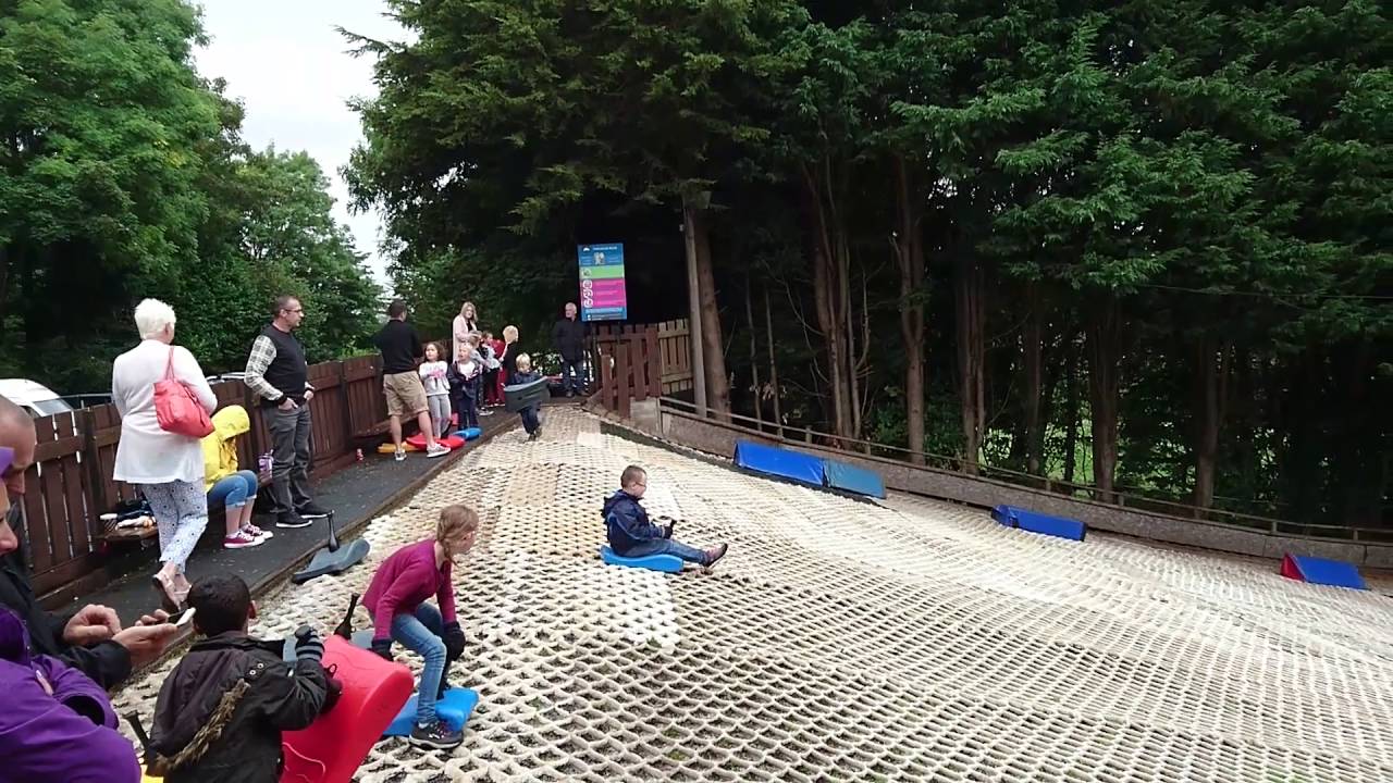Tobogganing At The Mendip Ski Centre, Churchill, North Somerset YouTube