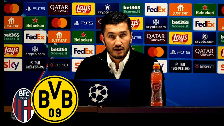 Pressekonferenz mit Nuri Sahin nach FC Bologna – BVB