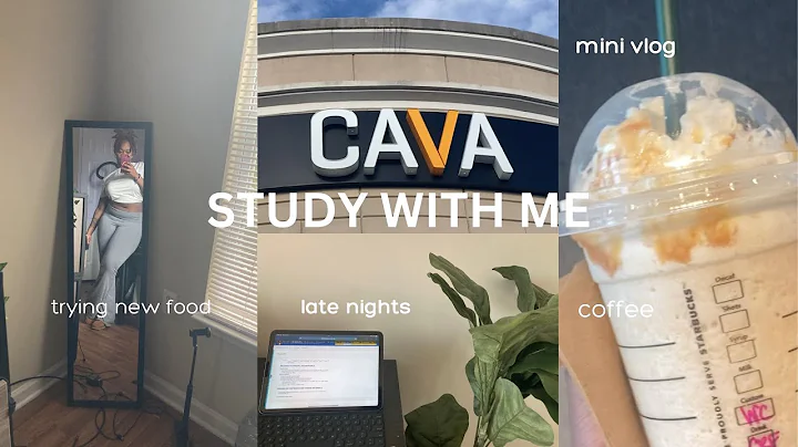 college vlog | NCAT | study with me for finals