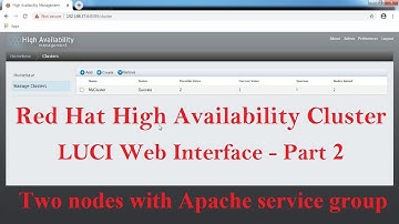 Red Hat High Availability Cluster Configuration - Part 2 (Tamil)