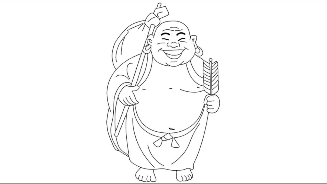 Featured image of post Baby Laughing Buddha Drawing Embellish your living room office table showpiece drawing room yoga room puja room with the craftsman home decor