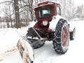 Про ферму и деревню  Грейдерный отвал для чистки снега на Трактор Митю ( Т40АМ )