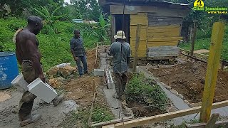 MAN LIVING IN A BOX FOR 20 YEARS HOUSE BUILDING UPDATE- FOUNDATION