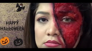 INNER DEMON l ZIPPER FACE l HALLOWEEN MAKEUP TUTORIAL