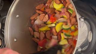Medley Manda Sausage cook