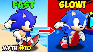 Busting 11 Race World Myths! (Sonic Speed Simulator)