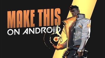 Make this asm VALORANT thumbnail on android || IV DESIGN