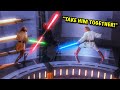 What If Qui Gon And Obi Wan Were Never Separated When Fighting Maul