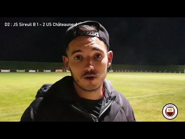 JS Sireuil B vs Châteauneuf => Retour en vidéo