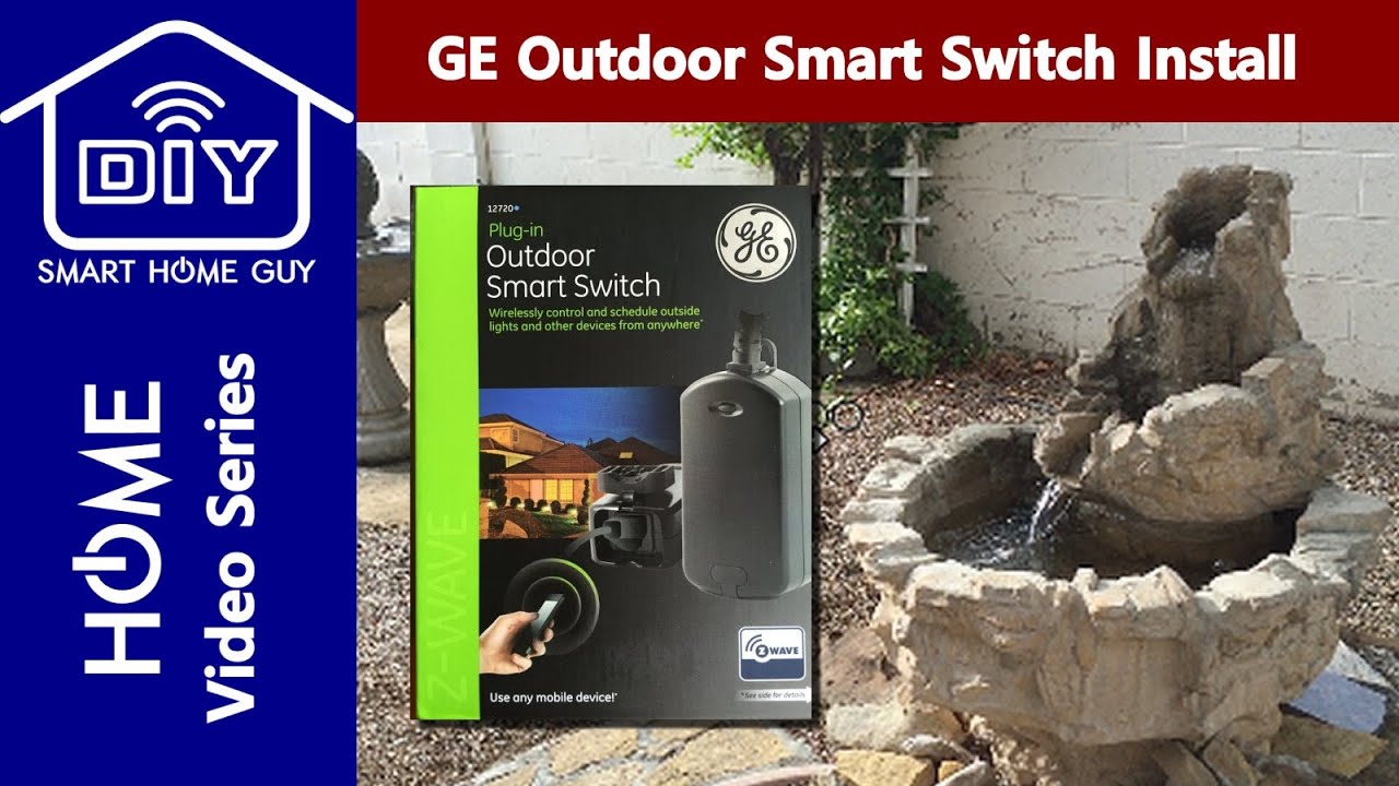 DIY Install GE 12720 Outdoor Smart Switch (Smart Plug), Wink Hub Setup &  Product Review 