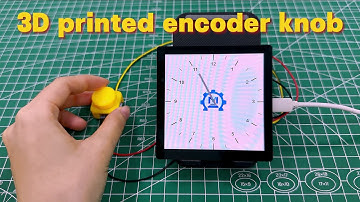 3D printed encoder knob