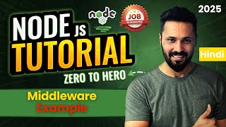 Node JS Tutorial in Hindi #31 Age Check & IP Address Middleware with Code Examples