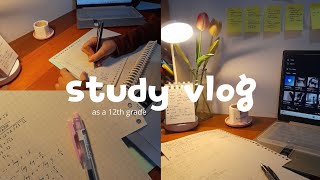 study vlog : study with me p.2 | life as a 12th grade | indonesia
