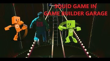 SQUID GAME - Glass Bridge recreated in GAME BUILDER GARAGE #Shorts