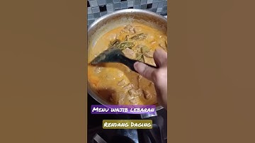RENDANG DAGING SAPI‼️MENU WAJIB LEBARAN #rendang #rendangdaging #masak #lebaran #idulfitri #shorts
