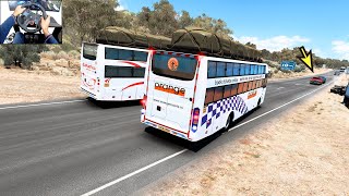 Bus Racing & Chasing - High Speed "Dangerous Overtaking in Highway" Bus Driving Euro Truck Simulator screenshot 2