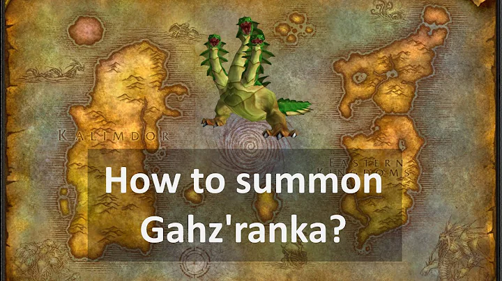 Gahz'ranka Summon Guide | Zul’Gurub
