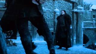 Jon Hangs Olly And Ser Alliser - Game Of Thrones S06E03