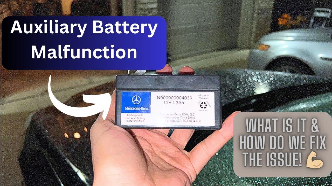 2013 Mercedes Glk 350 Auxiliary Battery Malfunction Auxiliary Battery Malfunction Replace: Mercedes E Class W212 - YouTube