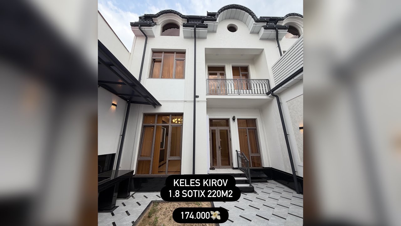Keles Kirovda 1.8 Sotixlik Zamonaviy Uy⏯️