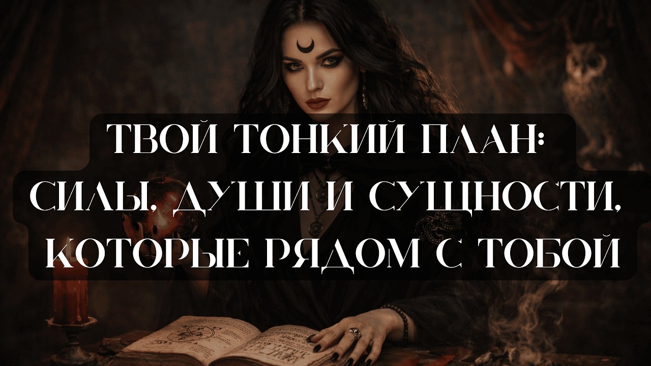 Тонкий план: Силы, Души и Сущности, которые рядом с тобой | Таро Расклад ✨🖤