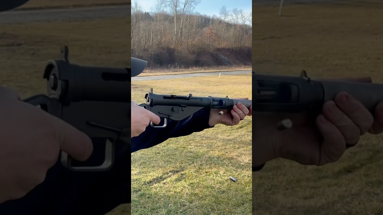 Suppressed MKII STEN GUN….9mm suppressed machine gun