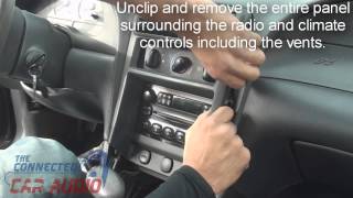 remove factory stereo ford mustang 2001 