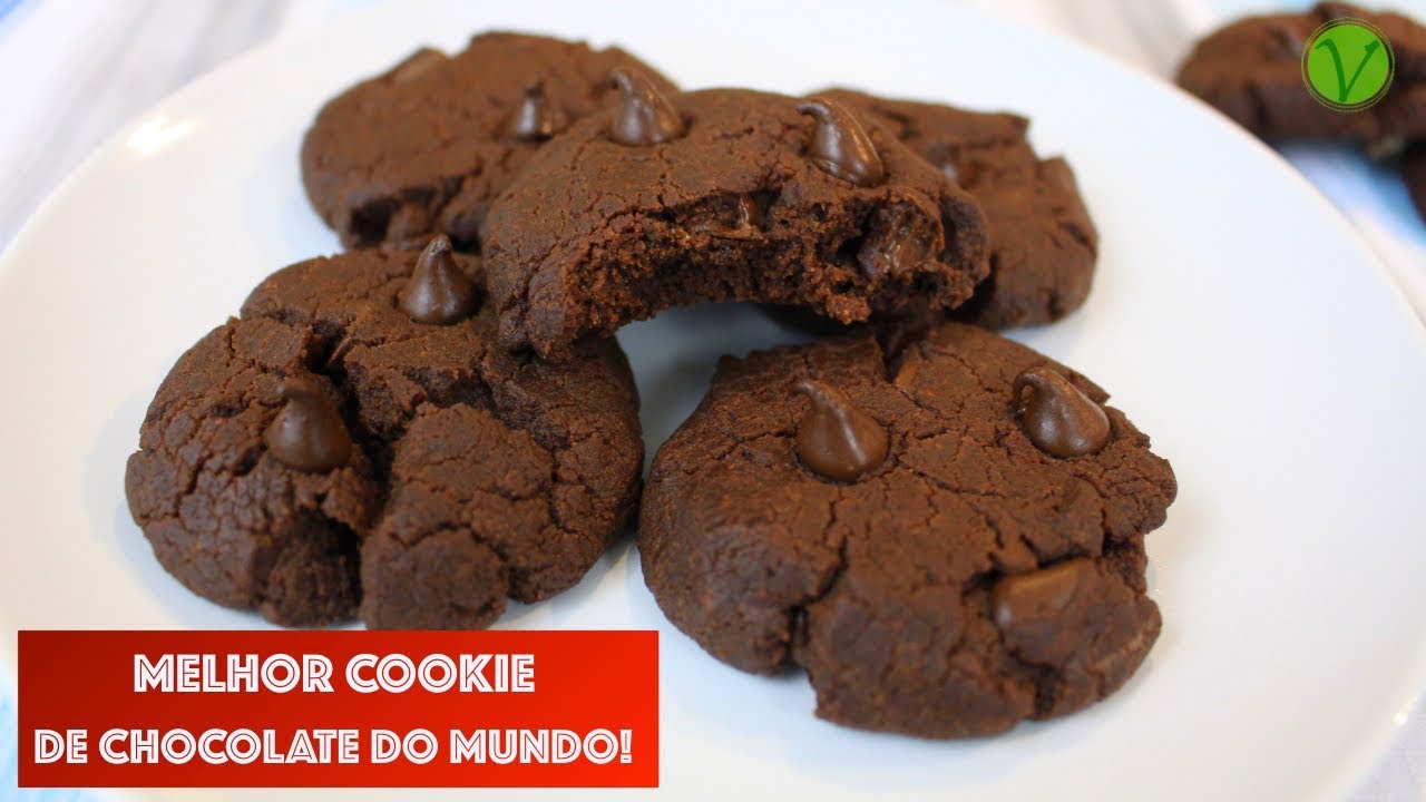 O MELHOR COOKIE DE CHOCOLATE DO MUNDO (SEM GLÚTEN & VEGANO!!) #630 | Receitas da Mussinha