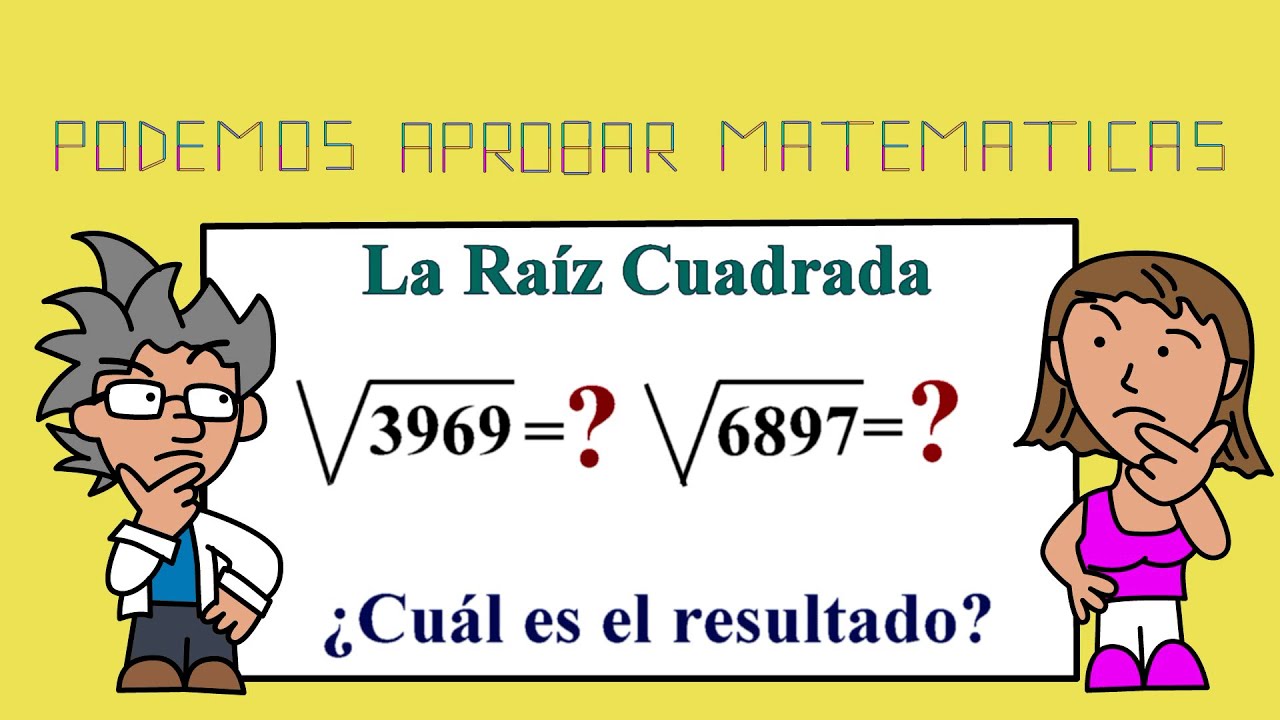 Como resolver raices cuadradas