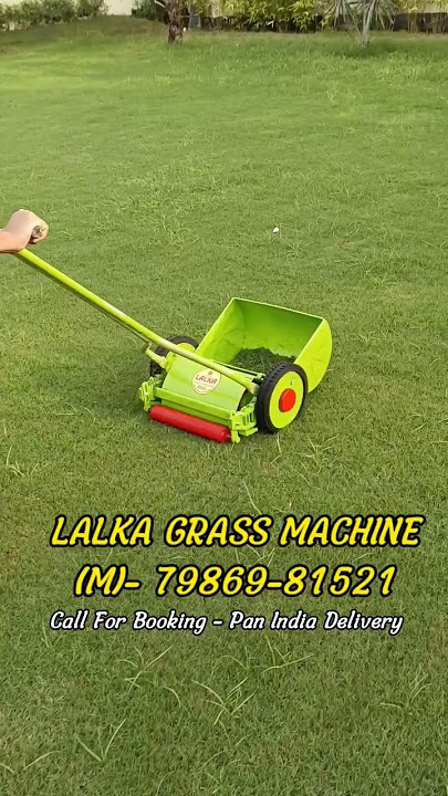 Manual Grass Cutting Machine | Lawn Mower By LALKA #shortfeed #shorts #short #gardeningtools