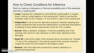 12.1 Inference for Linear Regression (Part 1)
