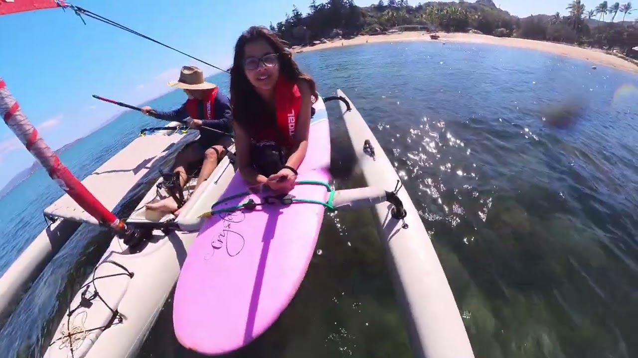 Hobie Tandem Island sailing Townsville to Magnetic Island 