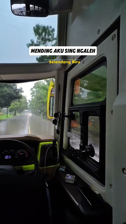 VIBES HUJAN DARI DALAM KABIN BUS - Story Perjalanan