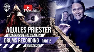 TVMaldita Presents: Aquiles Priester recording drums for Edu Falaschi&#39;s Eldorado album - Part 2