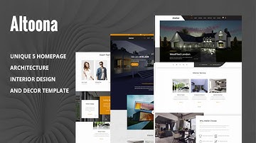 Altoona - Architecture & Interior Design HTML Template | Themeforest Website Templates and Themes