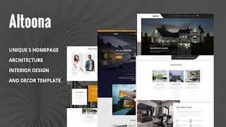 Altoona - Architecture & Interior Design HTML Template | Themeforest Website Templates and Themes