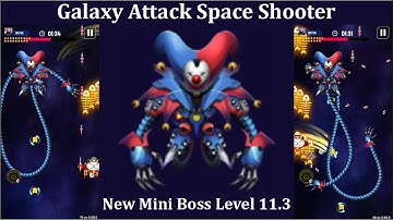 Galaxy Attack Space Shooter | New Mini Boss in Level 11 3 | By Apache Gamers