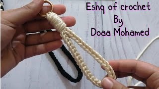 طريقة جديده وسهله لعمل يد بورتفيه / شنطة / حقيبة كروشيه New &  easy crochet  bag handle