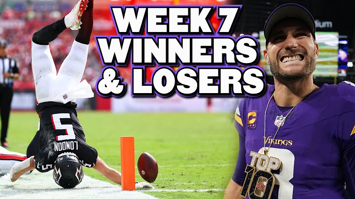 The Real Winners & Losers from NFL Week 7