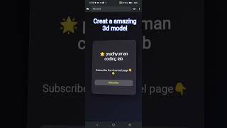 Creat a 3d model using html+css 🚀🚀🚀💻#html#css#coding