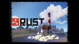 Новичок выживает  на официальном сервере Раст/Rust