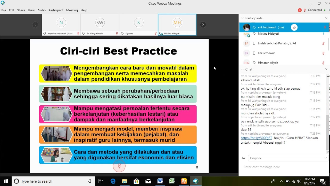 Best Practice by Mistina Hidayati, S.Pd.