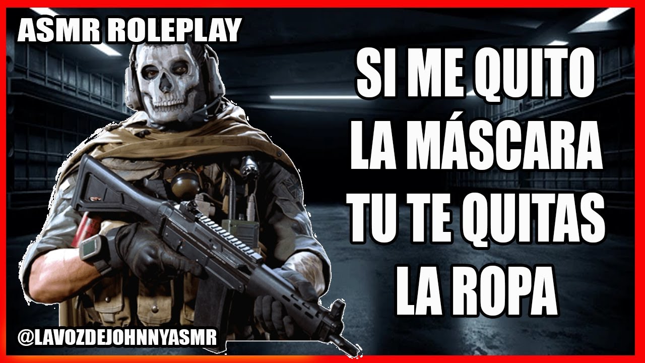 GHOST TE INTERROGA 😍😍❤ | ASMR CALL OF DUTY | #asmr #roleplay