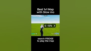 Best 1v1 map with slow motion #fortnite #fortnitecreative