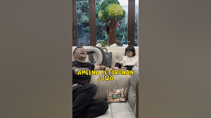 Ameena harus ngerti bahasa jawa ya kata kakek 🤣
