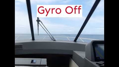 Gineico Marine Gyro Stabilizer Demonstration