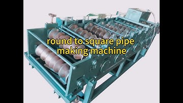 Rectangular Section Tube Manufacturing ‖ Square Tube Roll Forming Machine, Tube Mill Production Line