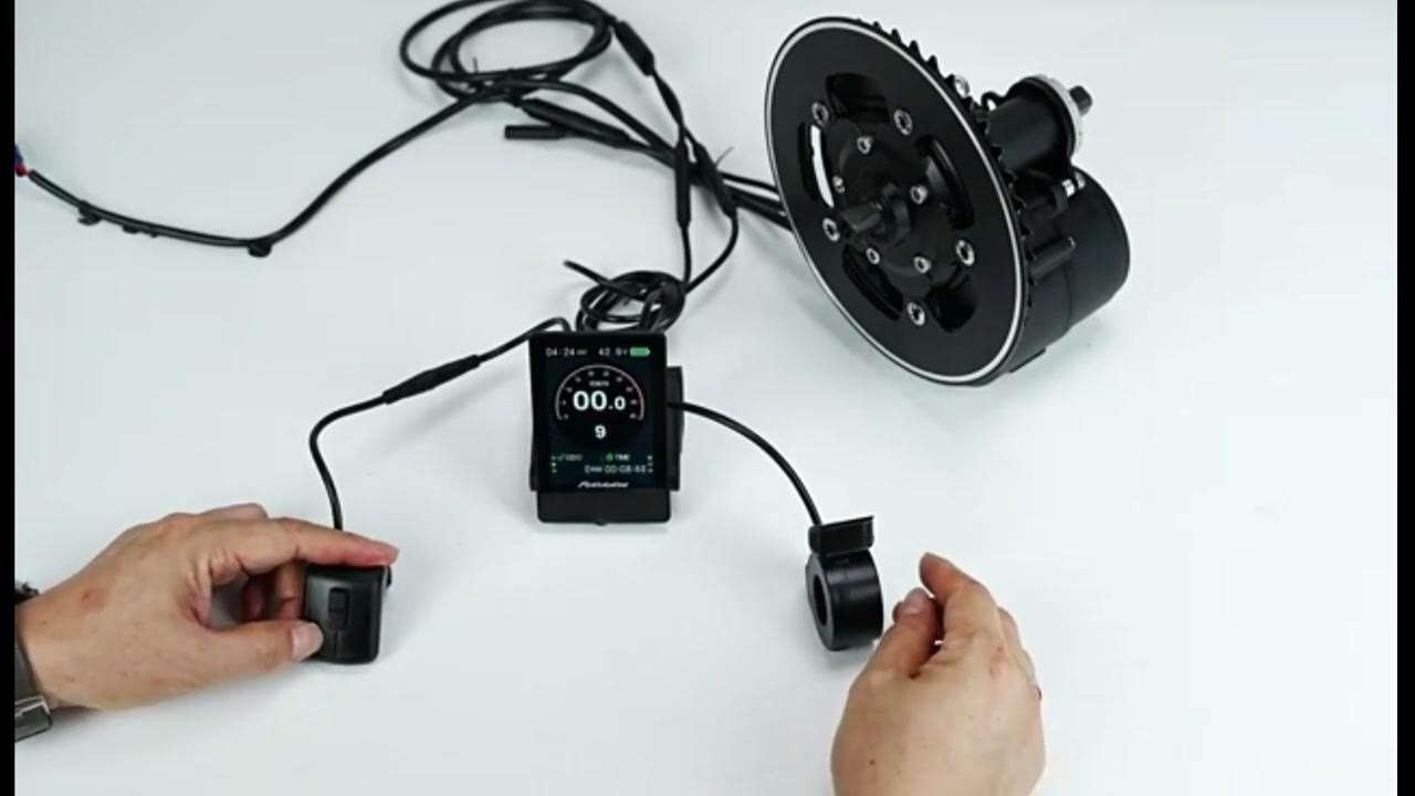 tsdz2 tongsheng tsdz2b 860c mid motor 1T2 with throttle YouTube